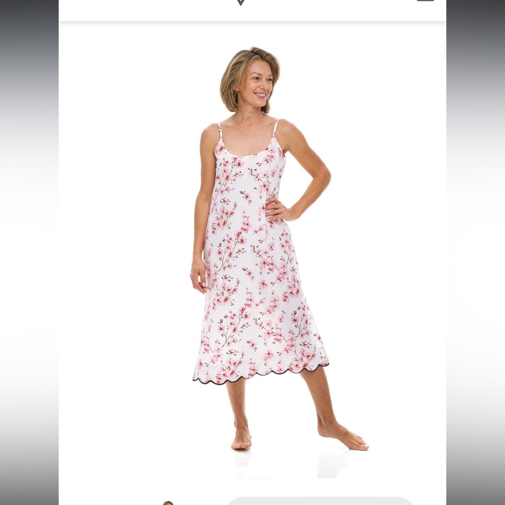 Heidi Carey Cherry Blossom Slip Nightgown